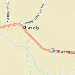Gravelly Arkansas Street Map