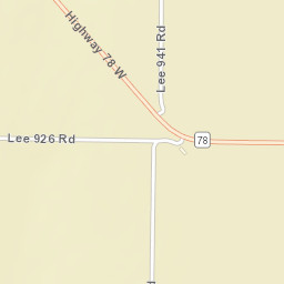 Nash Corner Arkansas Street Map