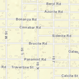 Barstow Heights California Street Map