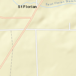 Saint Florian Alabama Street Map