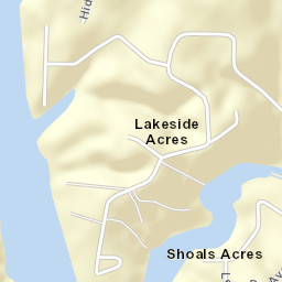 Shoals Acres Alabama Street Map