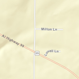 Cartwright Alabama Street Map