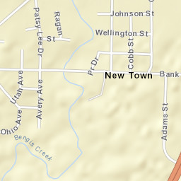 New Town Alabama Street Map