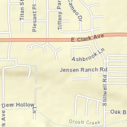 Cimarron Estates California Street Map