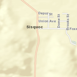 Sisquoc California Street Map