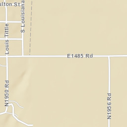 700-798 South Louisiana Avenue, Mangum Street Map