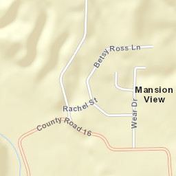 Mansion View Alabama Street Map
