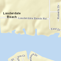 Lauderdale Beach Alabama Street Map