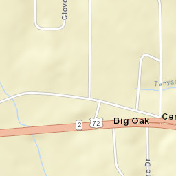 Center Star Alabama Street Map