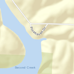 Pine Haven Shores Alabama Street Map