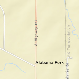 Alabama Fork Alabama Street Map