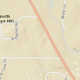 North Daye Hill Alabama Street Map