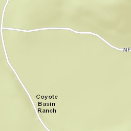 Coyote Basin Ranch Arizona Street Map