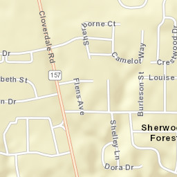Heathrow Alabama Street Map