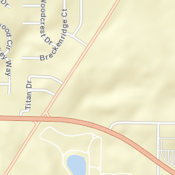 Creekwood Alabama Street Map