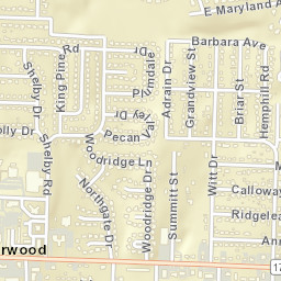 North Hills Manor Arkansas Street Map