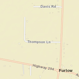 Furlow Arkansas Street Map