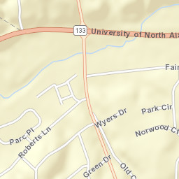 Northwood Park Alabama Street Map