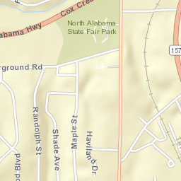 Buckingham Alabama Street Map