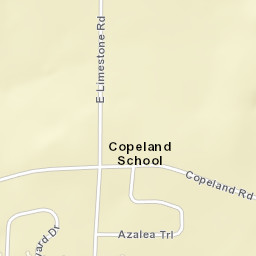 Copeland Alabama Street Map