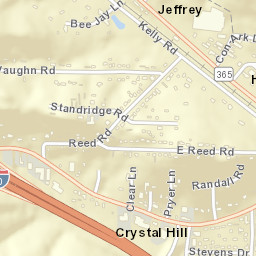 Jeffrey Arkansas Street Map