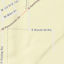 Biscoe Arkansas Street Map