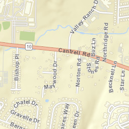 6411 Valley Ranch Drive, Little Rock, AR Street Map