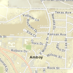 Amboy Arkansas Street Map