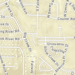 Silver Creek Arkansas Street Map