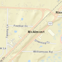 McAlmont Arkansas Street Map