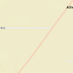 Allendale Arkansas Street Map