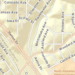 Helton Drive, Florence, AL 35630, USA Street Map