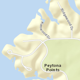Peytona Points Alabama Street Map