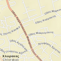 Chlórakas Street Map