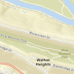 Walton Heights Arkansas Street Map