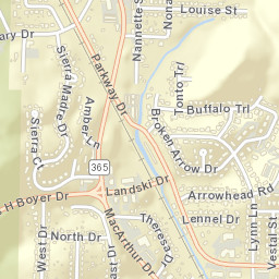 Arrowhead Manor Arkansas Street Map