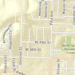 5301-5307 Marion Street North Little Rock Street Map