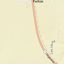 Felton Arkansas Street Map