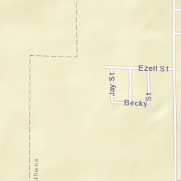 Ezell Place Alabama Street Map