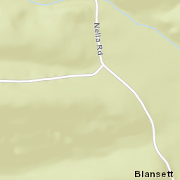Blansett Arkansas Street Map