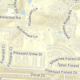 Piedmont Arkansas Street Map
