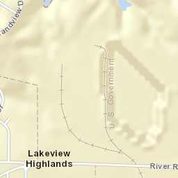 Lakeview Highlands Alabama Street Map