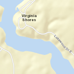 Virginia Shores Alabama Street Map