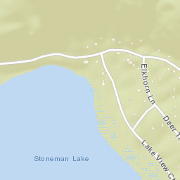 Stoneman Lake Arizona Street Map