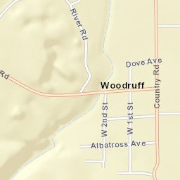 Woodruff Arizona Street Map