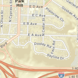Park Hill Arkansas Street Map