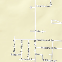 Southview Manor Alabama Street Map