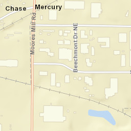 Mercury Alabama Street Map