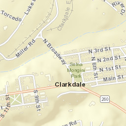 Clarkdale Arizona Street Map