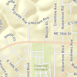 Cliff Haven Alabama Street Map